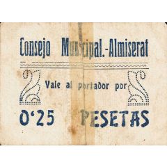 0.25 Pesetas Almiserat