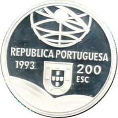 200 Escudos Espingarda, Silver