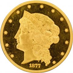 50 Dollars `Half Union` Pattern, gold