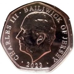 50 Pence - Charles III Father Christmas in sleigh