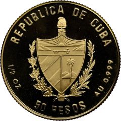 50 Pesos High jump, Piedfort