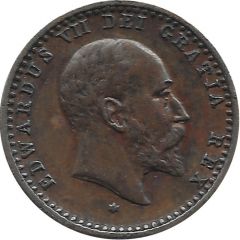 1/2 Farthing - Edward VII Coronation Model