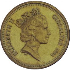 1 Pound - Elizabeth II Royal Visit