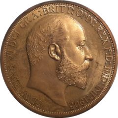Medal - Edward VII - Advance Australia Personality Medal
