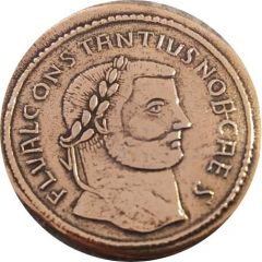 Follis - Constantius I replica