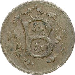 Token - Crown Bar Gibraltar, Copper