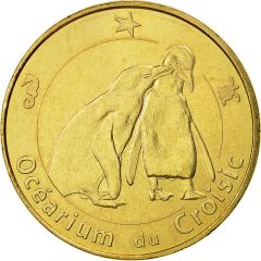 Monnaie de Paris Tourist Token - Océarium du Croisic Les manchots du Cap