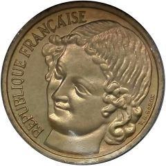 20 centimes 1961 essai de Baron