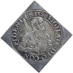 Rijksdaalder `Helmeted Rijksdaalder / Prinsendaalder` piedfort, klippe, VIGILATE