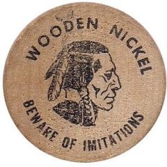 Story Book Land Wooden Nickel