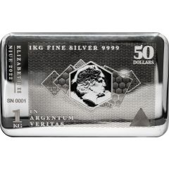 50 Dollars - Elizabeth II Silver Note Coinbar