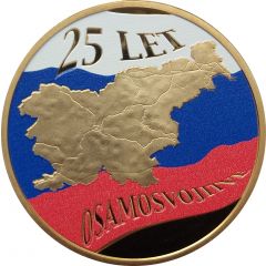 Medal - Slovenija 25 years of independence