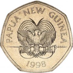 50 Toea - Elizabeth II Bank of Papua New Guinea