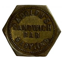 5 Cents - Adolph`s Sandwich Bar Gary, Indiana