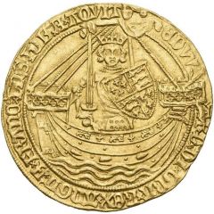 1 Noble - Edward III Post-Treaty period, London mint