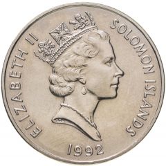 1 Dollar - Elizabeth II Guadalcanal