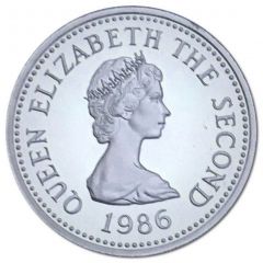1 Pound - Elizabeth II Grouville, Silver Proof