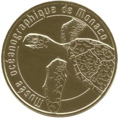 Monnaie de Paris Tourist Token - Monaco Musée Océanographique - La tortue marine