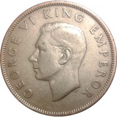 1/2 Crown - George VI 2nd type