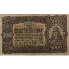 40 Fillér Provisional issue