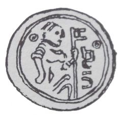 Denier Bracteate - Mieszko III the Old Gniezno or Kalisz mint