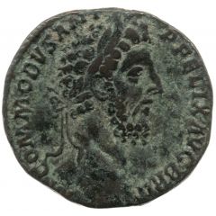 Sestertius - Commodus VIC FEL P M TR P XI IMP VII COS V P P S C, Victory