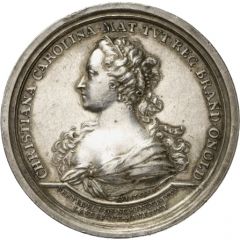 Medal - Christiane Charlotte Brandenburg-Ansbach, passing of her regency