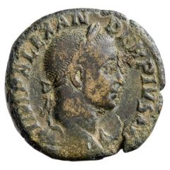 Sestertius - Severus Alexander P M TR P X COS III P P S C, Annona