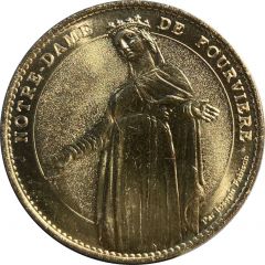 Jeton touristique - Arthus Bertand - Basilique Notre-Dame de Fourvière Lyontrasbourg