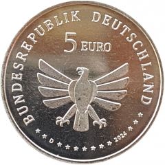 5 Euros European stag beetle