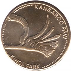Medal - WA - Kings Park - Kangaroo Paw Tourist Souvenir