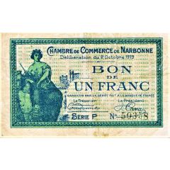 1 Franc - Chambre de Commerce de Narbonne 11