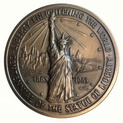 Medal - Centennial of the Statue of Liberty Federal Hall National Memorial