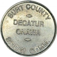 50 Cents - Burt County Bridge Comm. Decatur, Nebraska