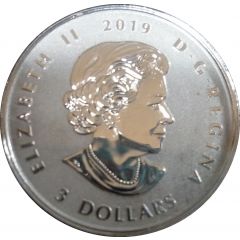3 Dollars - Elizabeth II Niagara falls winter lights