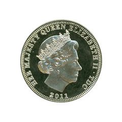 5 Pounds - Elizabeth II 1672 Penny