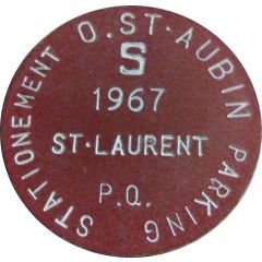 Parking Token - St. Aubin Saint-Laurent, Quebec