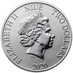 2 Dollars - Elizabeth II Mickey Mouse and Pluto