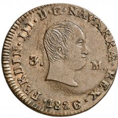 3 Maravedis - Fernando VII