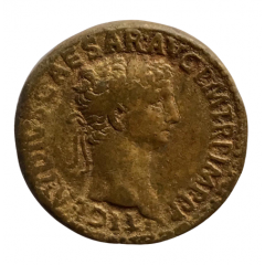 Sestertius - Claudius EX SC P P OB CIVES SERVATOS
