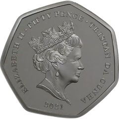 50 Pence - Elizabeth II Mavis Lever