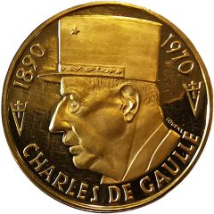 Medal - Charles De Gaulle - Anniversary