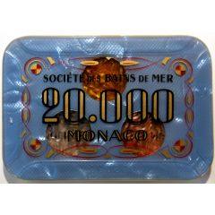 20 000 francs - Casino de Monte-Carlo