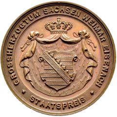 State award medal - Thuringian trade exhibition