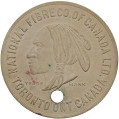 Medal - National Fibre Co. of Canada Ltd. Toronto, Ontario