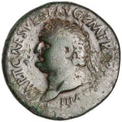 Sestertius - Titus and Vespasian PROVIDENT AVGVST S C