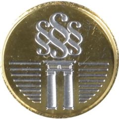 Mint Set Token - Supreme Court Partial platinum plated gold