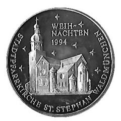 Token - Weihnachten 1994 Waldmunchen
