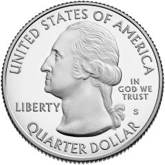 1/4 Dollar `Washington Quarter` Tuskegee Airmen National Historic Site, Alabama