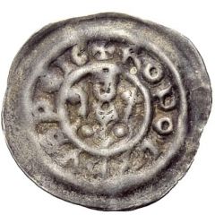 Denier Bracteate - Rudolph of Dingelstädt